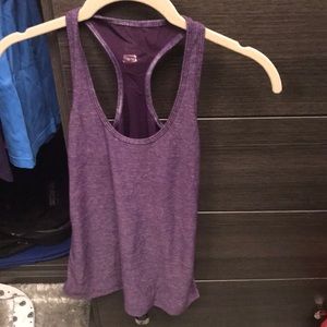 Purple lululemon mesh tank